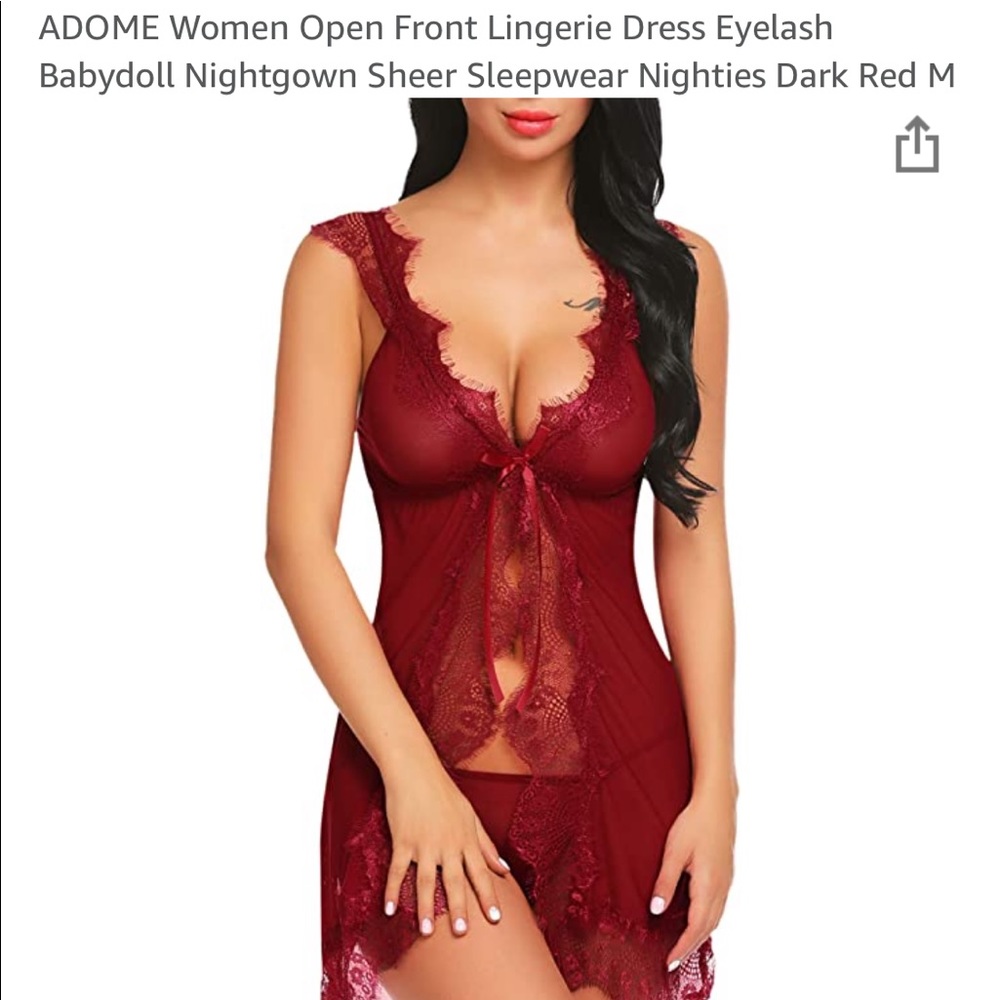Adome Red Lingerie set